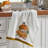 Pumpkin Floral Tea Towel 19x28