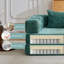 Canapé-lit convertible 118,11 po Chenille, structure fixe, aucun assemblage requis-1630600557