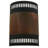 Elements Copper Flush Mounted Sconce