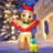 8.4FT Inflatable Gingerbread Man with LED Lights
