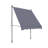 Manual Retractable Awning-78'' Non-Screw Outdoor Sun Shade Cover with UV Protection – 100% Polyester Made Outdoor Canopy Adjustable Patio Door Window Awning Canopy Sun Shade Curtain for Backyard-119317573