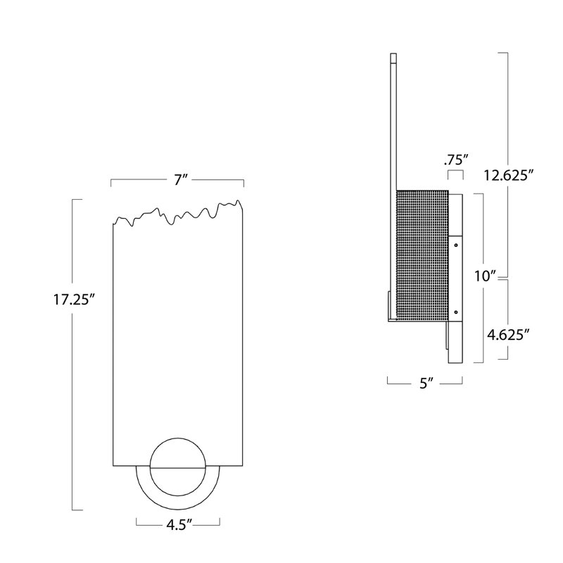 Jonah 1 - Light Armed Sconce