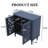 31.5"W 2-Door Cabinet With Roman column legs-721840317