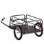 Remorque porte-vélo avec capacité de charge de 160 lb, conception pliable, attelage universel, roues de 16 pouces et caractéristiques de sécurité réfléchissantes.