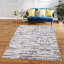 Tapis tissé argenté Milano Milano-2052886159