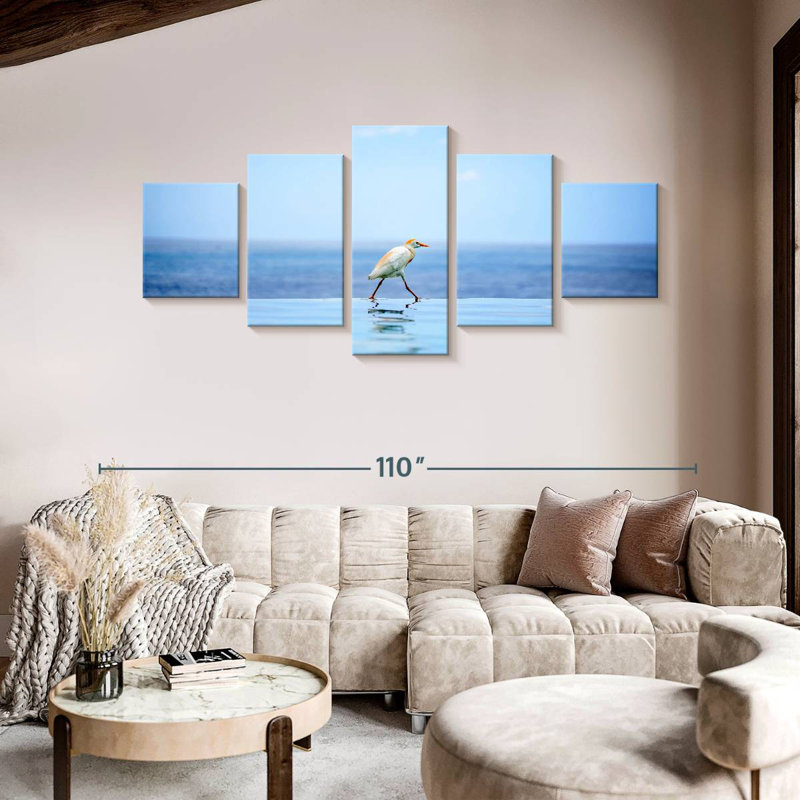 Oiseau d'eau, H 42 po x l 92 po