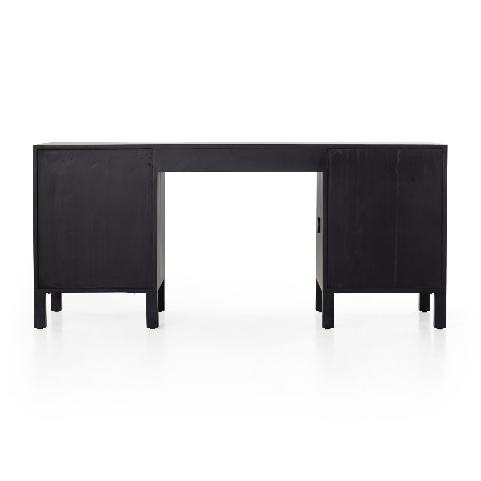 Kenzie Executive Desk, Black Wash Poplar
