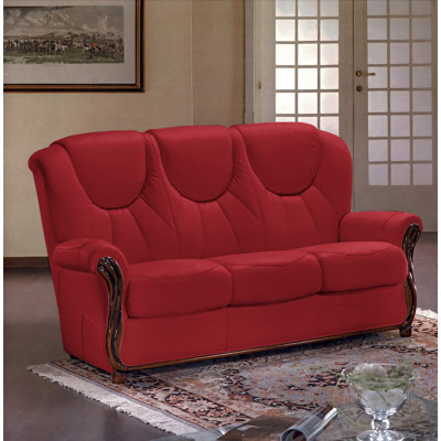 Kirkendall Faux Leather Sofa