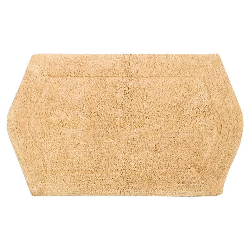 Tapis pour salle de bain Morissette, Jaune
