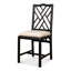 Brighton Fabric Cross Back Side Chair in Beige-488204409