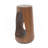 Outdoor Side Table/Hollow Design End Table/Patio Garden Stool Table/Decorative Accent Table For Patio Balcony Beach Pool Side/Lightweight Concrete/Wood Like Texture-199283889