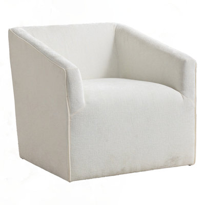 Modern Upholstered Barrel Armchair