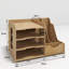 Solid Wood Desk Organiser