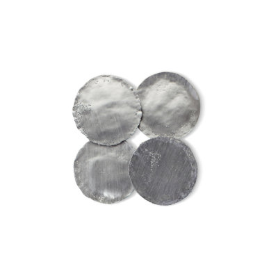 4 Piece Galvanized Wall Décor