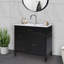 Ensemble de meuble-lavabo polyvalent avec porte 36 po, 36 po avec tiroir, finition peinte
