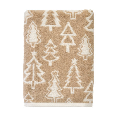 Mod Tree Jacquard Bath-Tan