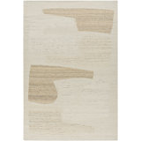 Rectangle Jerrylene Abstract Hand Woven Flatweave Wool Area Rug in Brown