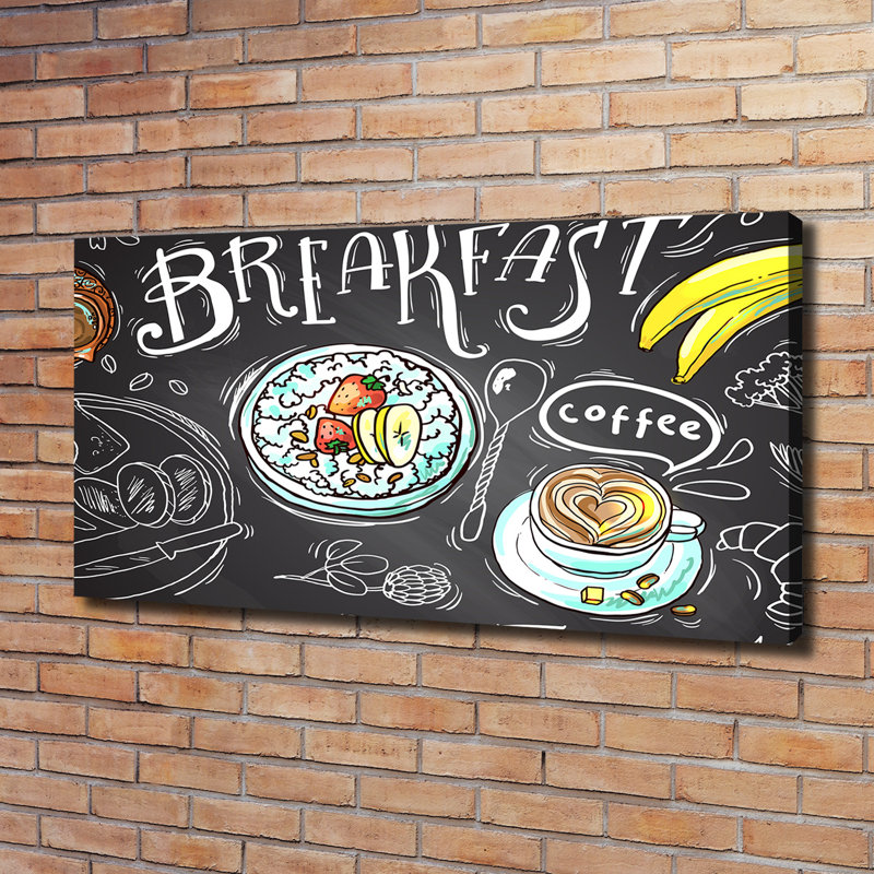 Breakfast - Wrapped Canvas Print