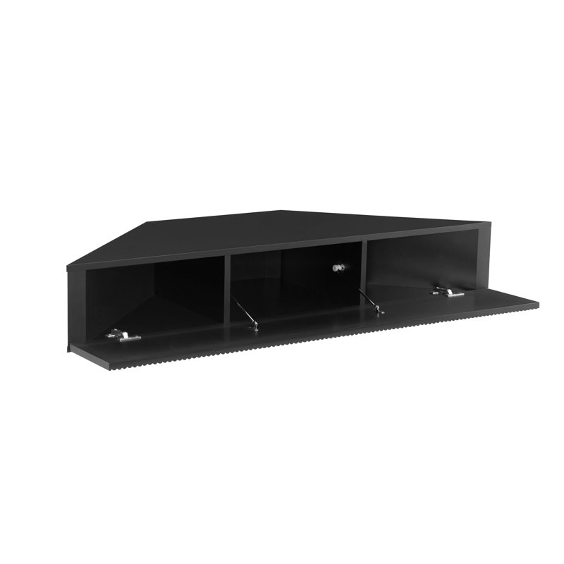 Meuble télé 46,5 po Nayellie, Noir
