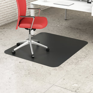 Rectangle Chair Mat with Straight Cut Edge for Firm Surfaces