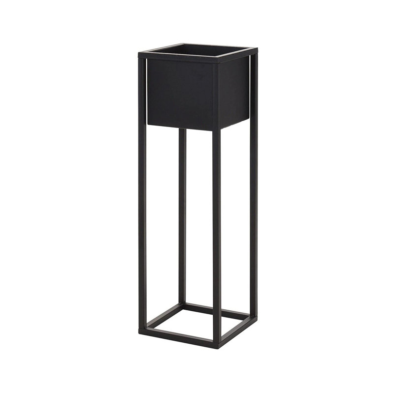 Black Metal Plant Pot Stand Indoor Home Decorative Flower Display Planter Holder Cover