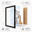 Three Giraffes Boho 1 Piece Single Picture Frame Wall Art-136552382-136552383