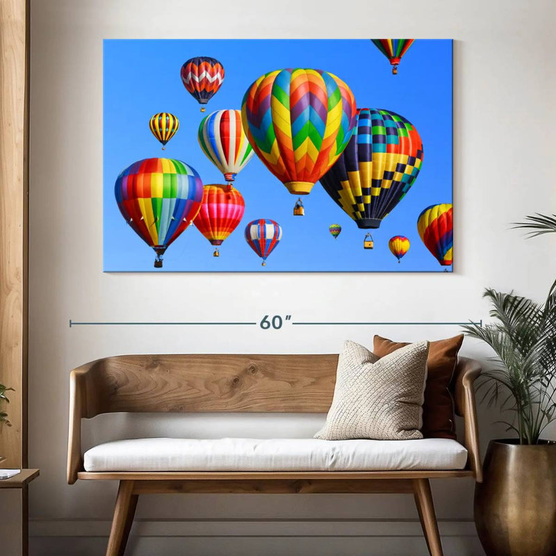 Vol en montgolfière Mehar, H 34 po x l 51 po