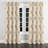 Starburst Velvet Curtains - Contemporary Boho Sun Minimal Grommet Curtain - 1 Panel-618474547-618474545