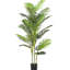 Arbre artificiel 78,5 "avec pot, de 2 - plante tropicale à feuilles persistantes, pré-empoté, feuilles artificielles, intérieur personnalisable, sans assemblage, pour décoration intérieure, décoration d'îlot, cadre flexible, décoration