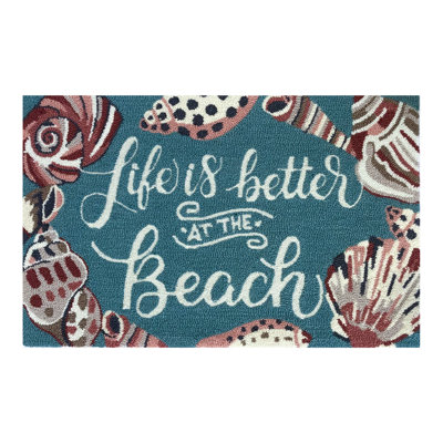 Life's A Beach Aqua Size 24X36
