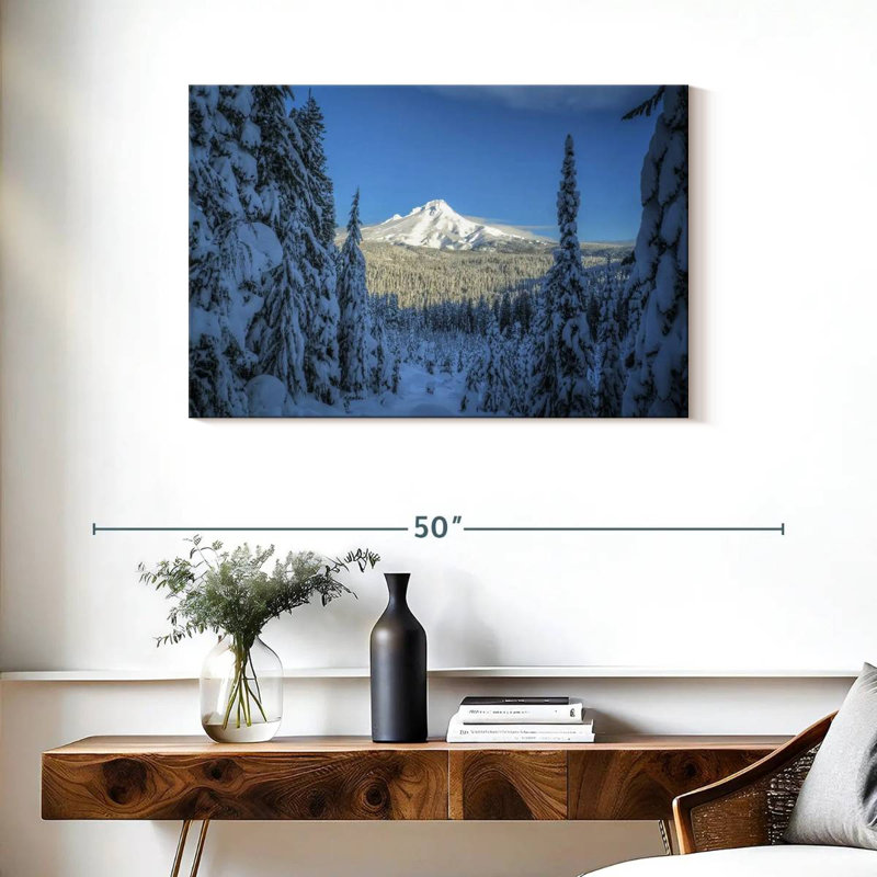 Alvord Mount Hood Winter Glimpse, H 24 po x l 36 po