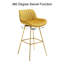 Tabouret de bar rotatif 28,34 po Neuhaus-1991034471