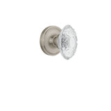 Classic Rosette with Crystal Victorian Knob