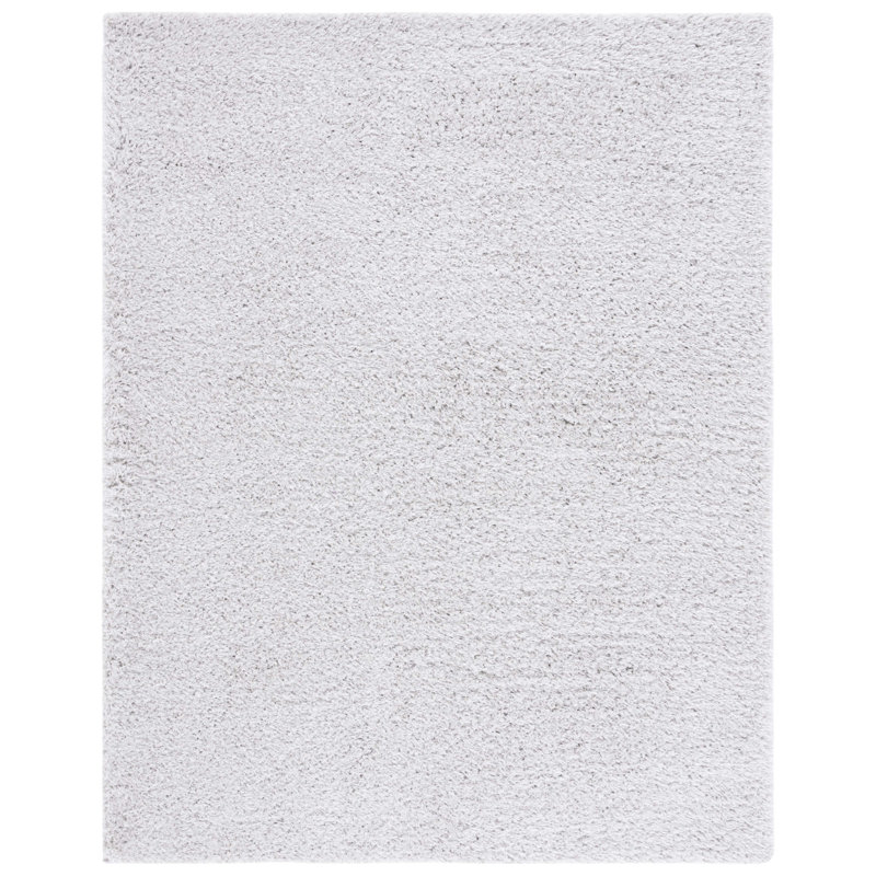 Tapis de couleur unie à poils longs Lindsay, Carré 6 pi 7 po