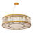 12 - Light Dimmable Drum Chandelier