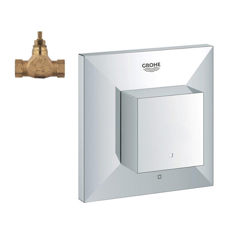 Grohe Allure K19797-29273R-000 Tub/Shower Volume Control Trim Kit In Chrome