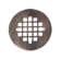 Universal 4-1/4 in. Snap-Tite Round Shower Strainer