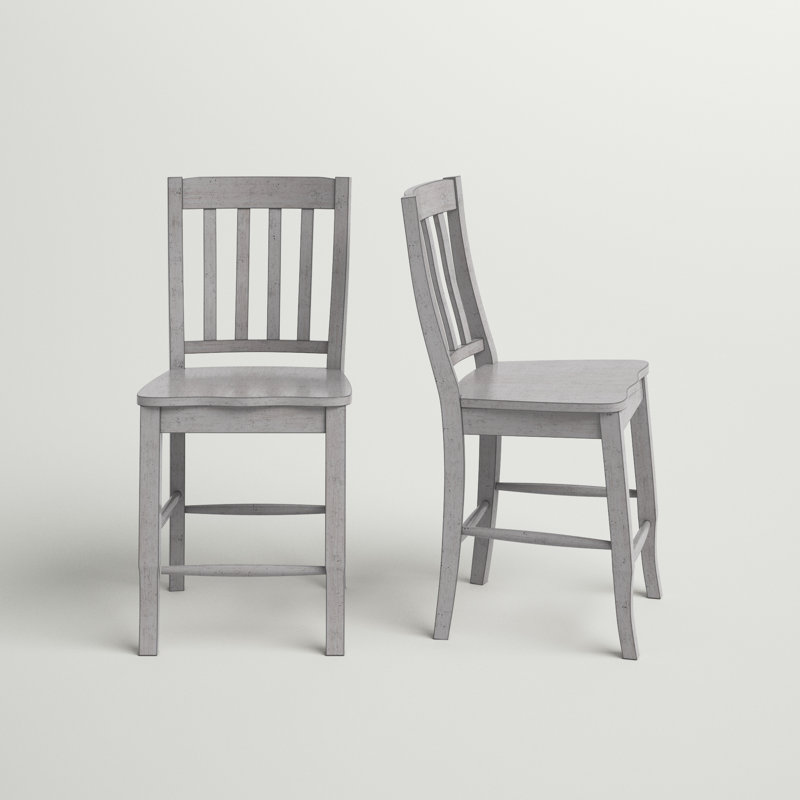 Tabouret de comptoir Olympia, Gris