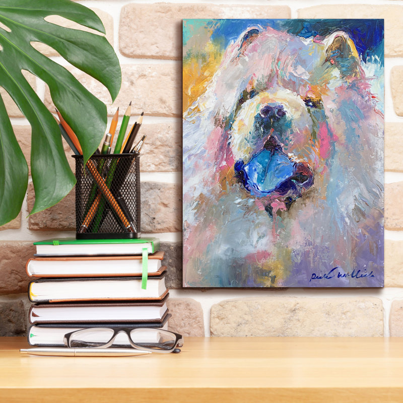 "Art Chow" par Richard Wallich, H 16 po x l 12 po x P 0,75 po