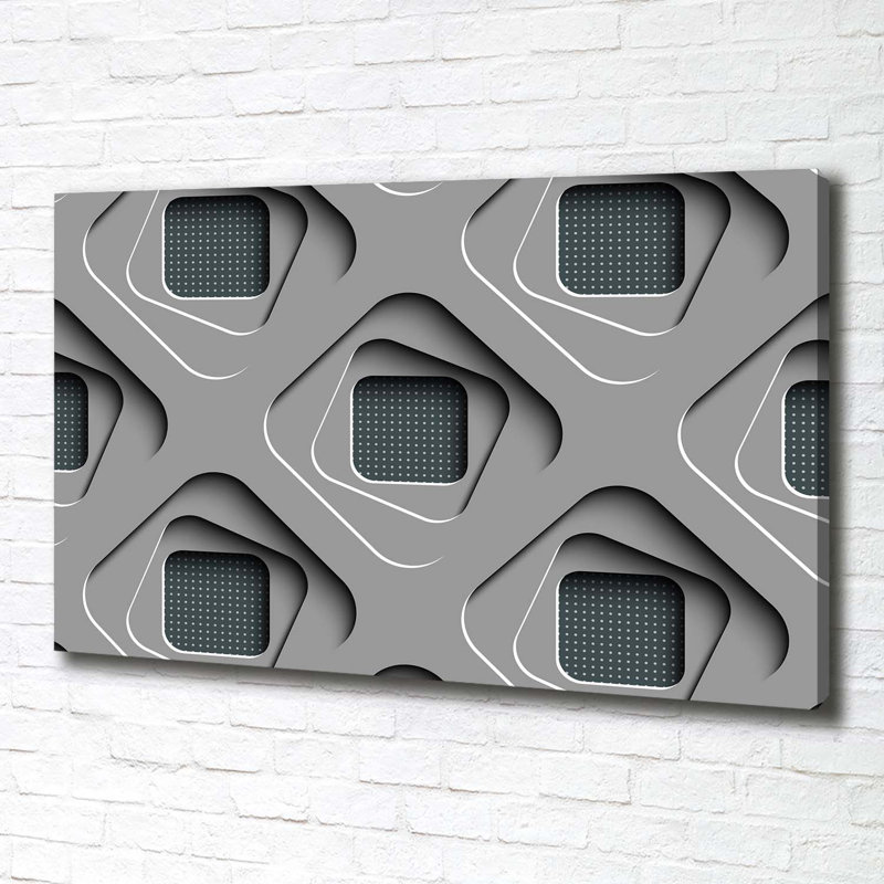 3D Abstraction - Wrapped Canvas Print
