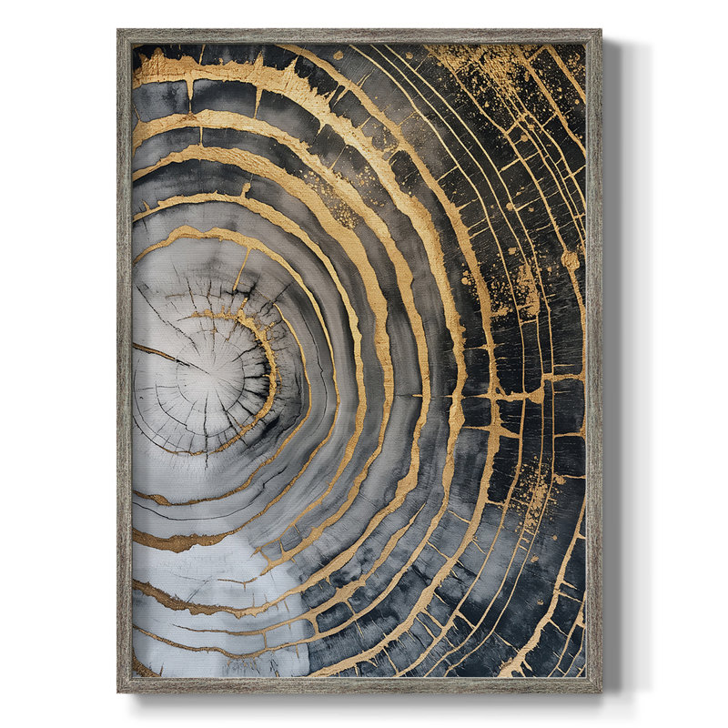 Reproduction encadrée ABSTRACT Series CCLIV - bois massif, H 11 po x l 9 po