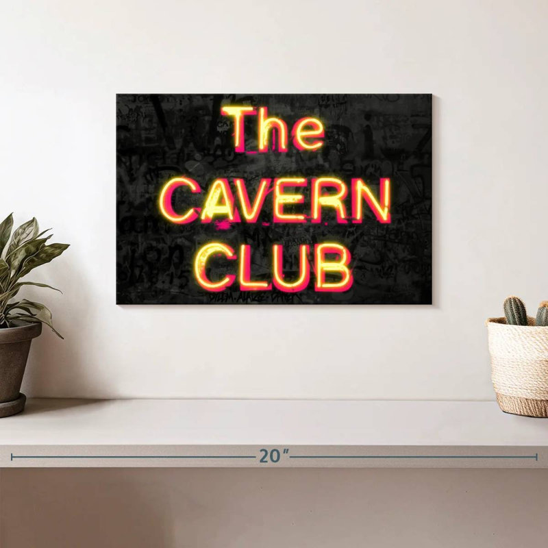 Plaque murale The Cavern Club, H 8 po x l 12 po