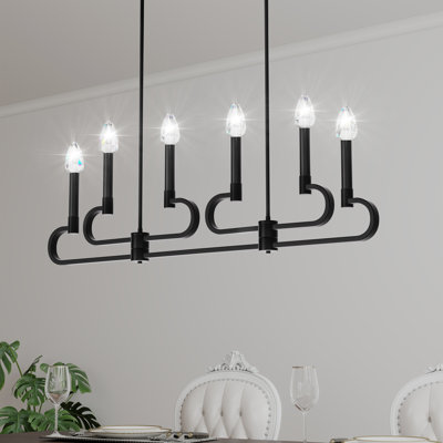 Lustre tournant noir
