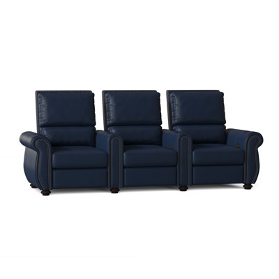 Stallion HR Series Upholstered Power Reclining Home Theater Seating with Cup Holder