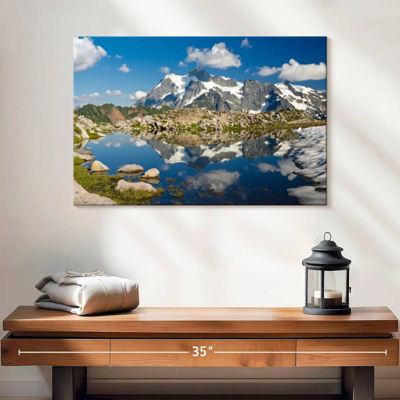 Alvord Mt. Baker Lake Reflections, H 16 po x l 24 po