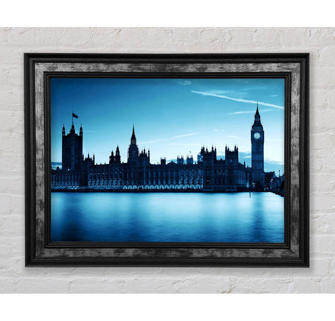 Houses Of Parliament Blues - Einzelne Bilderrahmen Kunstdrucke