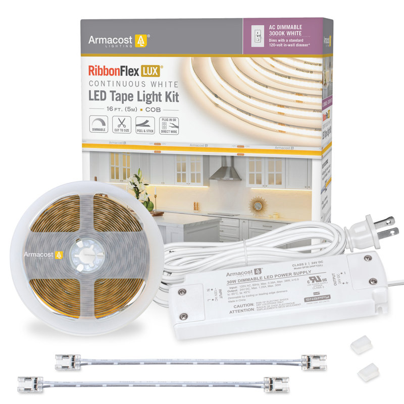Ensemble de rubans DEL DEL RibbonFlex LUX AC à intensité variable