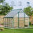 Polycarbonate Greenhouse for Outdoors, Heavy Duty Aluminum Frame Garden Greenhouse with UV Protection and Adjustable Roof Vent, All-Season Weather-Resistant Structure with Reinforced Stability-125239087