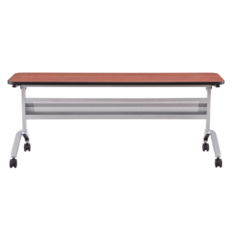 Table de formation Flip-N-Go rectangulaire, LPL, Acajou royal, Noir, noir, noir, noir, H 29 po x L 72 po x l 24 po