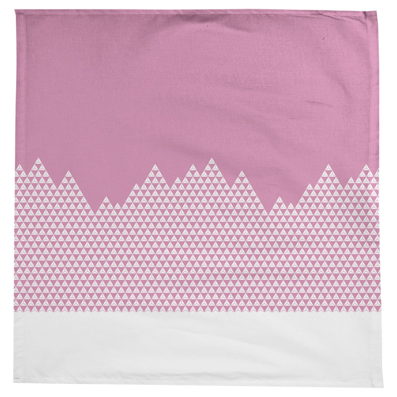Nappe à motif mountain Leffel, Rose